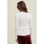 Ribbed Textured Fitted Knit Top