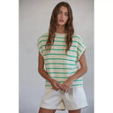 Sea Level Striped Sweater Tee