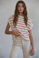 Striped Sweater Tee