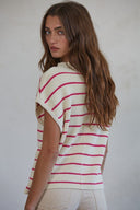 Sea Level Striped Sweater Tee