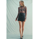 Leopard Layering Top