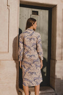 Star Blue Leopard Tunic