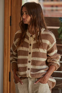 Lehigh Striped Cardigan