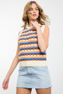 Sunset Sweater Vest - Plus Size