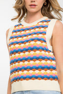 Sunset Sweater Vest - Plus Size