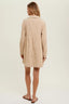 Tan Throw On Corduroy Dress