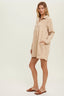 Tan Throw On Corduroy Dress