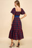 Countryside Chic Plaid Midi