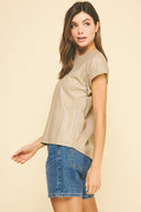 Neutral Edge Top