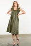 Flirty Allure Faux Leather Dress