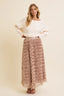 Mauve Blossom Tulle Skirt