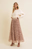 Mauve Blossom Tulle Skirt