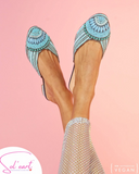Sole Art Blue Turquoise Closed Toe Shoe