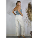 Cotton Twill Wide Leg Pants