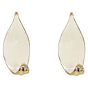 Golden Hour Enamel Leaf Earrings Joia