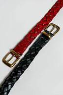 Genuine Leather Braided Belt POL Clothing