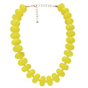 Yellow Bubble Beaded Necklace Winton and Waits